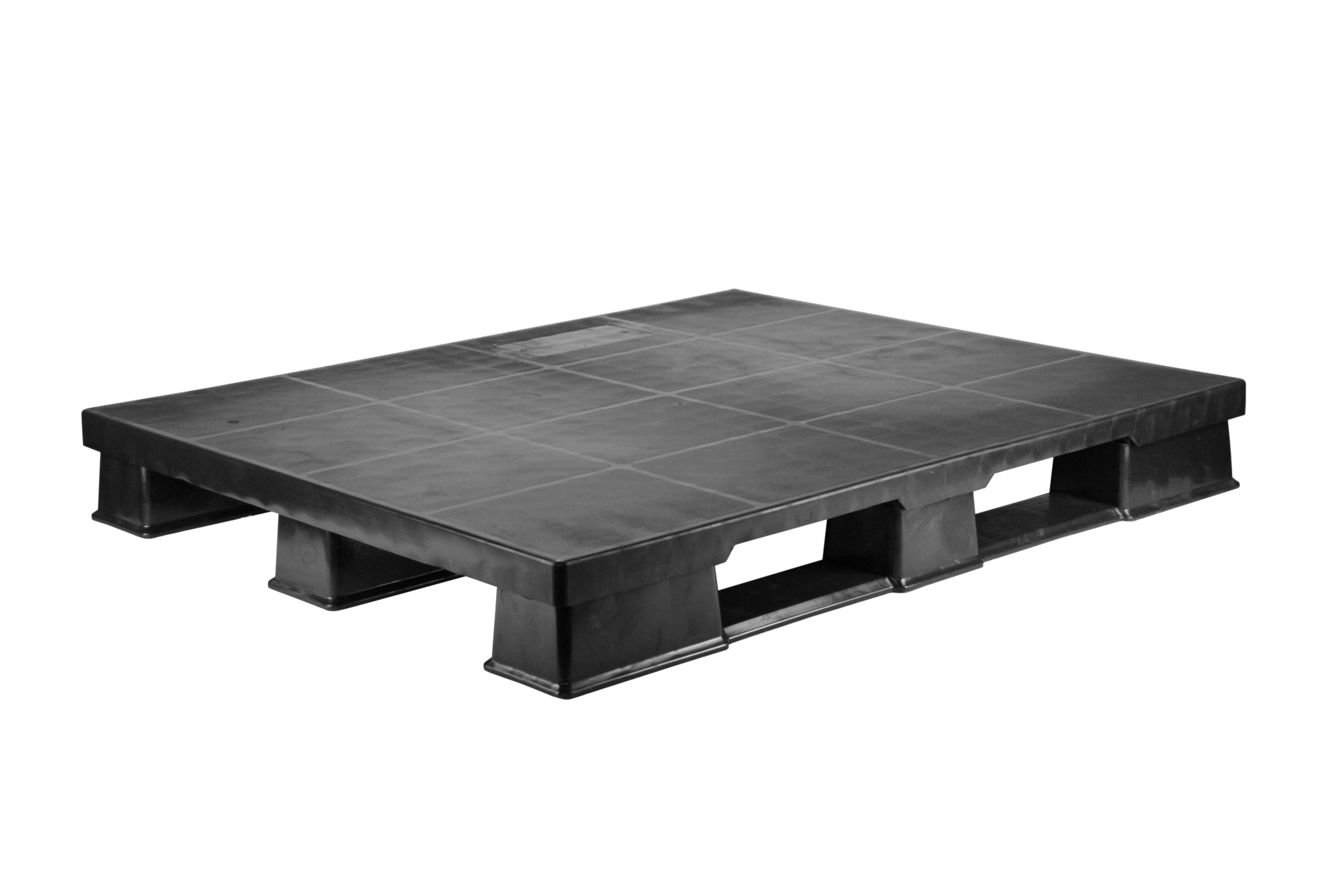 Palette schwarz - SECUPAL - Maße 1000 x 1200 mm